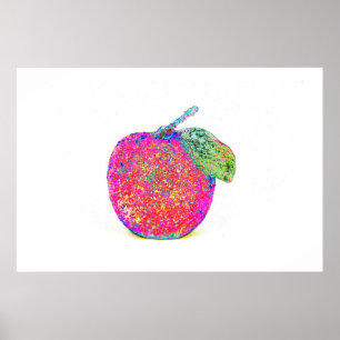 Poster Pop art Apple Sparkling
