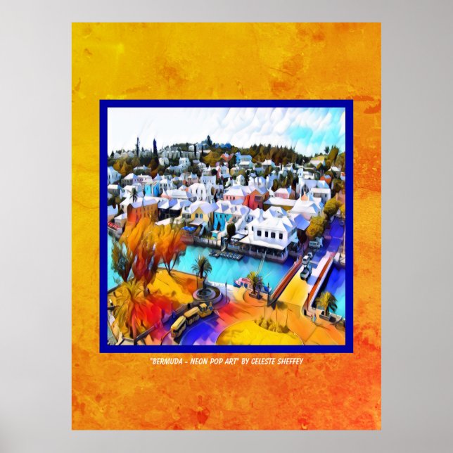 Poster Pop Art Bermuda (Frente)
