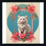 Poster Pop Art cat Foto Moderna Trendy<br><div class="desc">Transferência instantânea de pop Art cat Foto Moderna Trendy Retro Color Block</div>