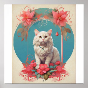 Poster Pop Art cat Foto Moderna Trendy