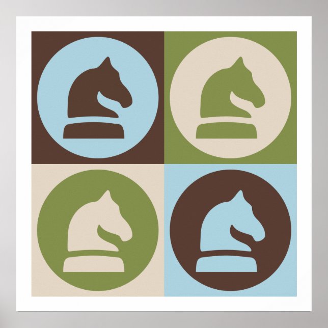 Póster Pop Art Chess (Frente)