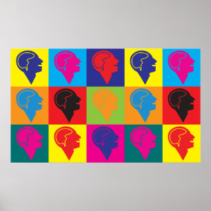 Poster Pop art da psicologia