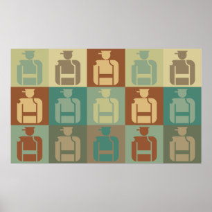 Poster Pop art da segurança