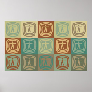 Póster Pop art da terapia ocupacional