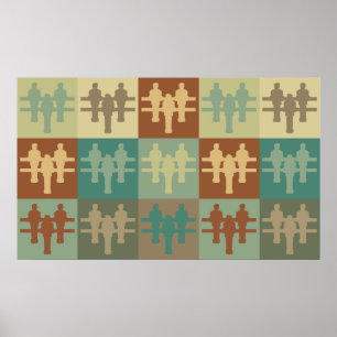 Poster Pop art de Foosball