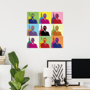Poster Pop art do presidente Obama