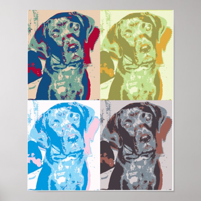 Póster Pop Art Dog (Frente)