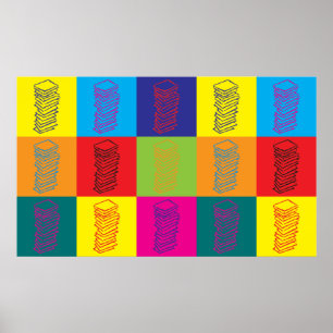 Póster Pop art dos impostos