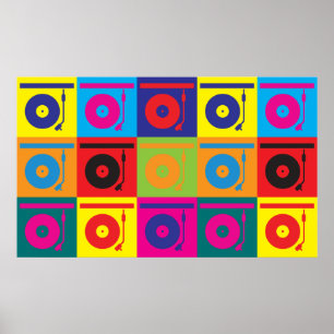 Póster Pop art dos registros