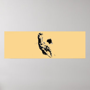 Poster Pop Art Executando Trabalho de arte Cavalo Bordado