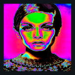 Poster Pop Art Fashion<br><div class="desc">Um trabalho de arte de pop e moda</div>