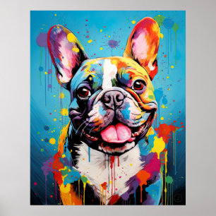 Poster Pop Art Frenchie