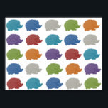 Póster Pop Art Hedgehog<br><div class="desc">Adaptado a partir de uma imagem sozinha</div>