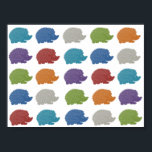 Póster Pop Art Hedgehog<br><div class="desc">Adaptado a partir de uma imagem sozinha</div>