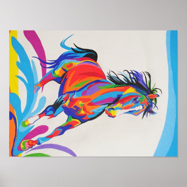 Póster Pop Art Horse (Frente)