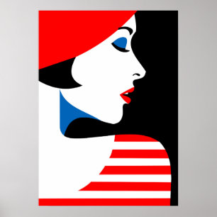 Poster Pop Art Inspirou Mulher da Moda 11