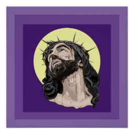 Póster Pop Art Jesus Christ Glossy Poster - Cuadro Cristo