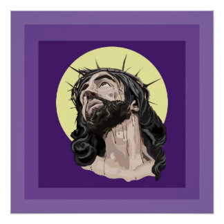 Póster Pop Art Jesus Christ Glossy Poster - Cuadro Cristo