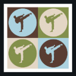 Póster Pop Art Karate<br><div class="desc">Pop Art Karate. Adquira este design divertido com seu passatempo,  ocupação ou obsessão em t-shirts,  adesivos e muito mais. Eles também fazem presentes de excelente!</div>