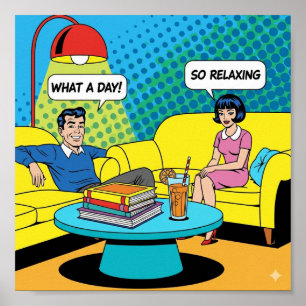 Poster Pop Art Lounge