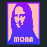 Poster Pop Art Mona Lisa<br><div class="desc">Pop Art Mona Lisa</div>
