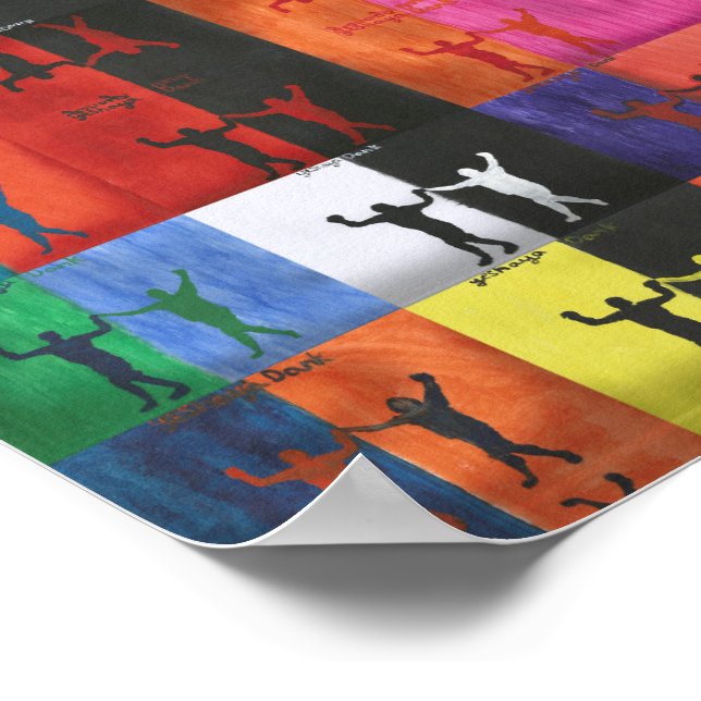 Poster Pop art no.1 by Yeshaya Dank - unity & harmony (Borda)