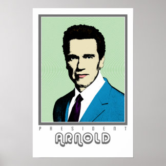 Póster Pop Art Presidente Arnold