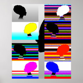 Poster Pop Art Profiles