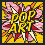Poster POP ART - Retrô Comédia Retro<br><div class="desc">Uma design legal,  moderna e divertida que coloca o wham,  zap,  pow em sua casa,  sua vida e seu dia. Um presente de excelente para você,  seus amigos ou sua família. Desenvolvido pela ComicBookPop © em www.zazzle.com/comicbookpop*</div>