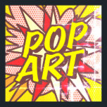 Poster POP ART Retro Comic Book Pop Art<br><div class="desc">Um design inspirado na arte,  divertido,  legal e moderno dos quadrinhos,  que coloca o wham,  zap,  pow no seu dia. O presente perfeito para super-heróis,  seus amigos,  família ou como um presente para você mesmo. Desenvolvido pela ComicBookPop © em www.zazzle.com/comicbookpop*</div>