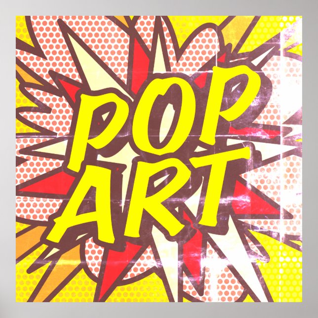Poster POP ART Retro Comic Book Pop Art (Frente)