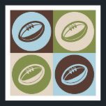 Poster Pop Art Rugby<br><div class="desc">Pop Art Rugby. Adquira este design divertido com seu passatempo, ocupação ou obsessão em t-shirts, adesivos e muito mais. Eles também fazem presentes de excelente!</div>