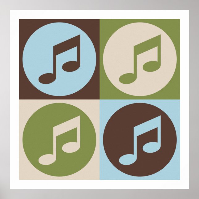 Póster Pop Art Singing (Frente)