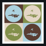 Póster Pop Art Skydiving<br><div class="desc">Pop Art Skydiving. Adquira este design divertido com seu passatempo, ocupação ou obsessão em t-shirts, adesivos e muito mais. Eles também fazem presentes de excelente!</div>