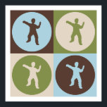 Póster Pop Art Tai Chi<br><div class="desc">Pop Art Tai Chi. Adquira este design divertido com seu passatempo,  ocupação ou obsessão em t-shirts,  adesivos e muito mais. Eles também fazem presentes de excelente!</div>