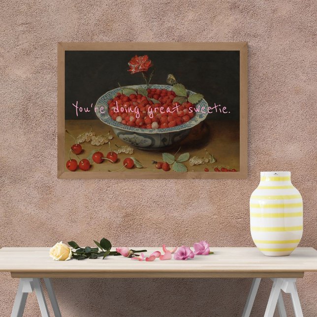 Póster Pop Art Você está fazendo o Docinho Excelente Berr (Criador carregado)