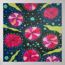 Pop Cósmicos Cor-de-rosa e azuis