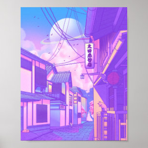 Poster Pop da cidade de Quioto
