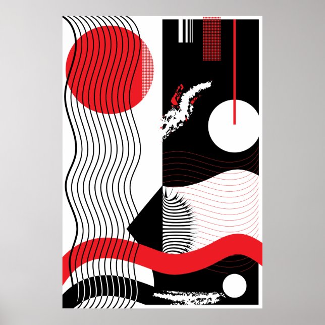 Poster Pop da noite japonesa (Frente)