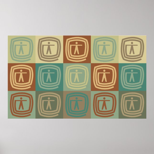 Póster Pop de Arte da Terapia Ocupacional (Frente)