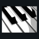 Póster Pop de Arte do Teclado Piano<br><div class="desc">Pop de Arte do Teclado Piano</div>