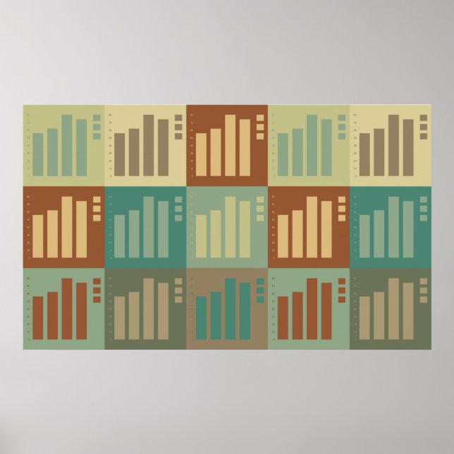 Poster Pop de arte estatística (Frente)