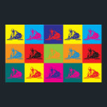 Póster Pop de arte para pavimentos<br><div class="desc">Arte de Pop para pavimento. Se o chão é o seu passatempo, ocupação ou obsessão, mostre-o com excelente Camisas para pavimento, canecas, adesivos e muito mais. Eles também são presentes de excelente para outros fãs do chão!</div>