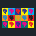 Poster Pop de Arte Psicológica<br><div class="desc">Pop de Psicologia Arte. Se a Psicologia é o seu passatempo, ocupação ou obsessão, mostre-a com camisetas de Psicologia excelente, canecas, adesivos e muito mais. Eles também são presentes de excelente para outros fãs de Psicologia!</div>