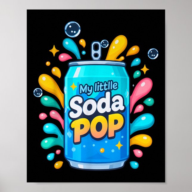 Poster Pop de Splash de Splash Piada de Bebida Retroativa (Frente)