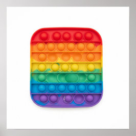 Poster Pop Do Arco-Íris-Ti Fidget