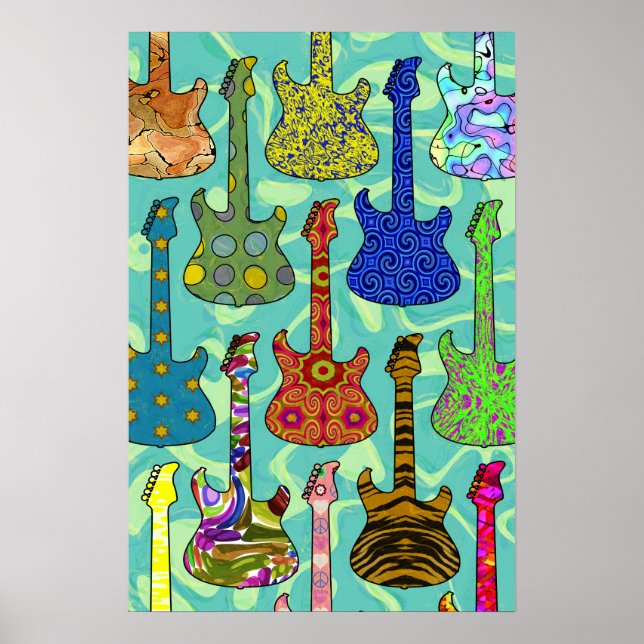 PÓSTER POP GUITARS (Frente)