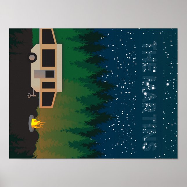 Póster Pop Para Cima, Acampamento Sob As Estrelas - Marti (Frente)