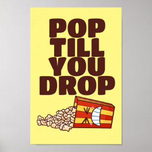 Poster Pop personalizável até você cair