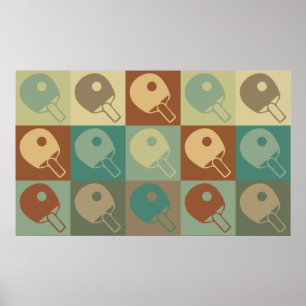 Poster Pop-Tênis mesa